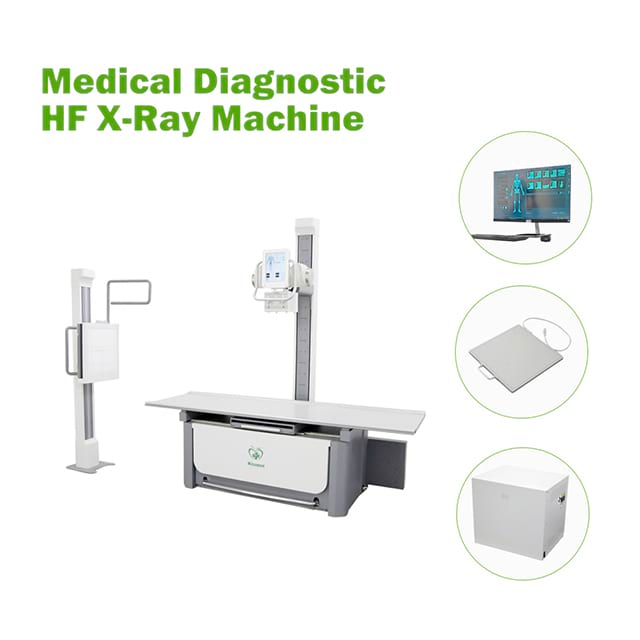 Equipo de rayos X Máquina de rayos X HF de diagnóstico digital médico D023G